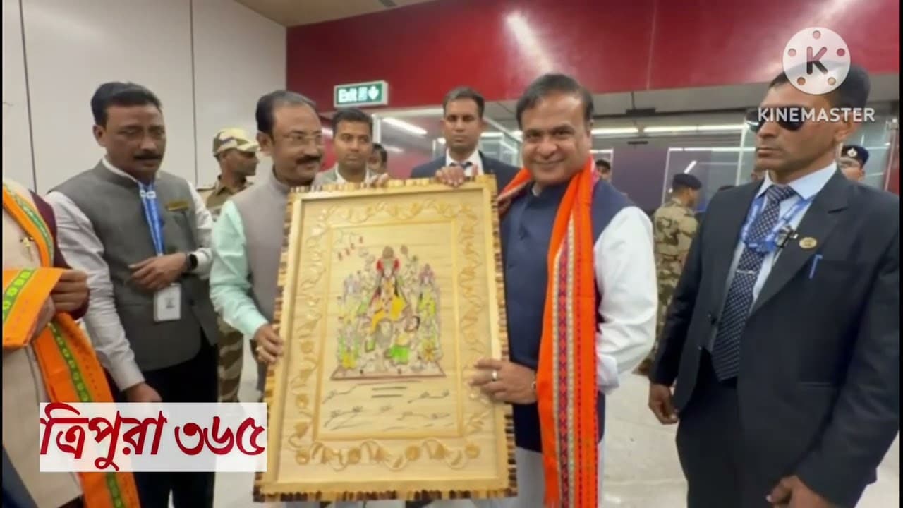  রাজ্যে এলেন  অসমের মুখ্যমন্ত্রী হিমন্ত বিশ্ব শর্মা ।