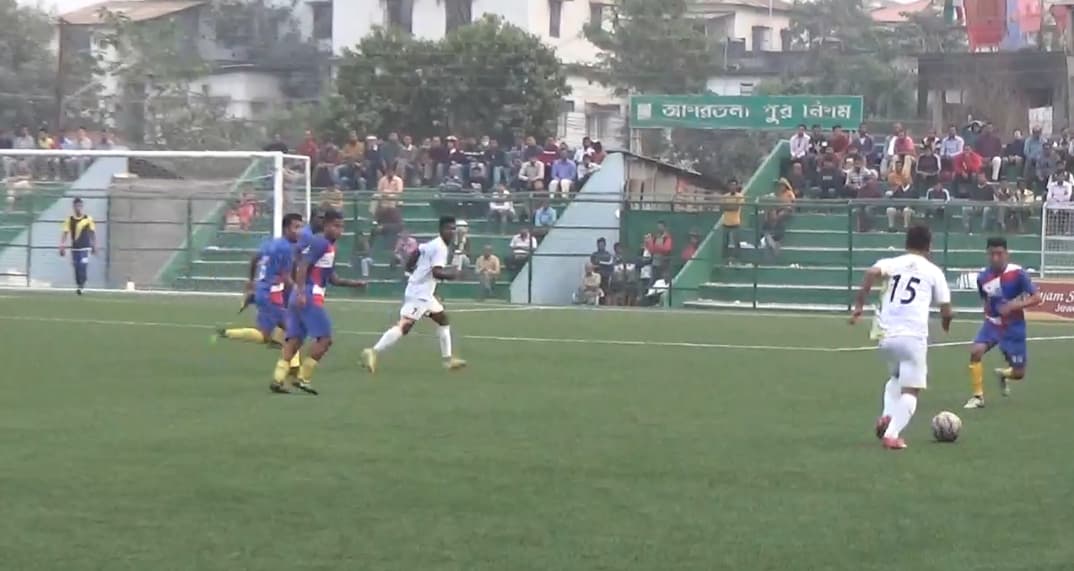 জুয়েলসএসোসিয়েশনকে হারালো এগিয়ে চলো সংঘ